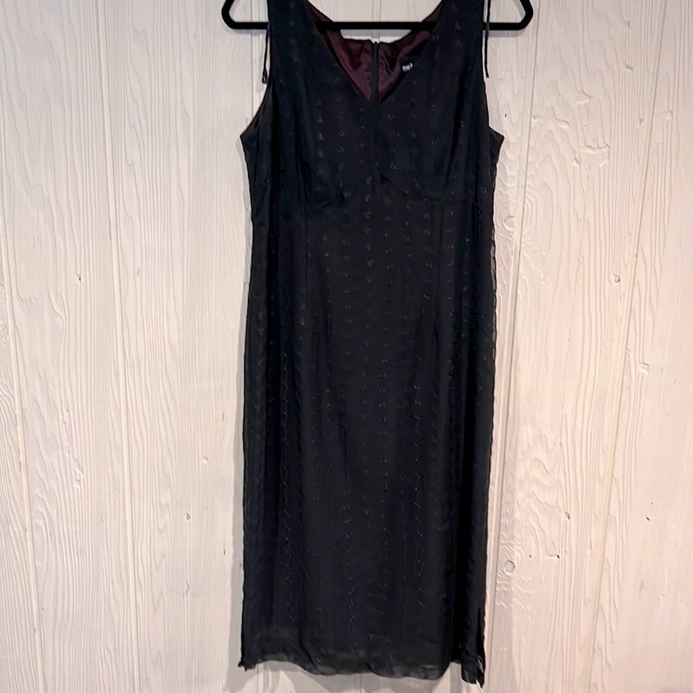 Michael Blair Black Sleeveless Dress Size 12
